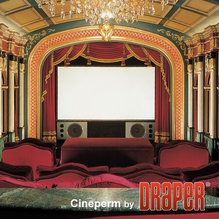 Cineperm Clear Sound Nanoperf Projection Screen Size / Format: 132" diagonal / 2.35:1